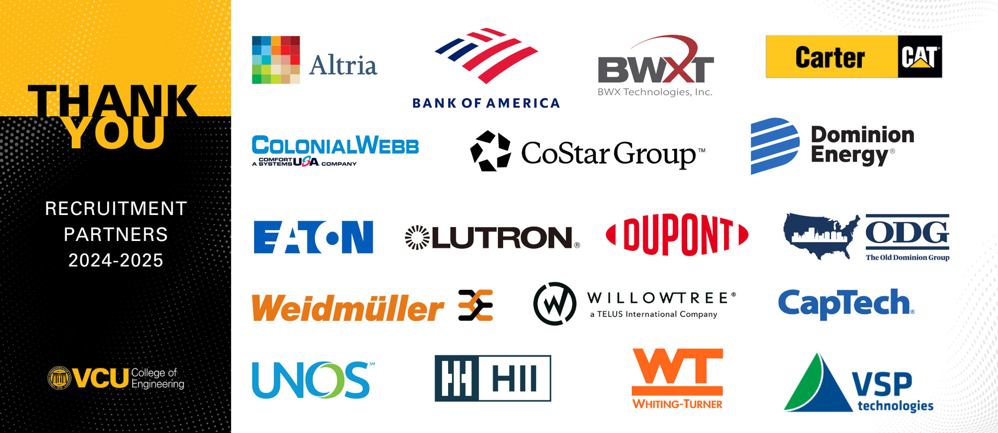 2024-25 Engineering Career Services Employer Partners