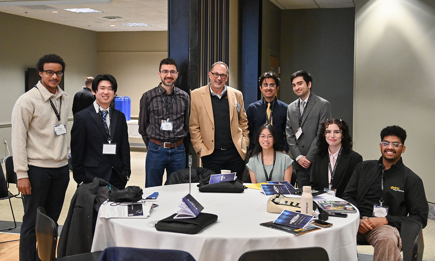 Student Competing at Tech Duels competition as a part of Cyberfusion event